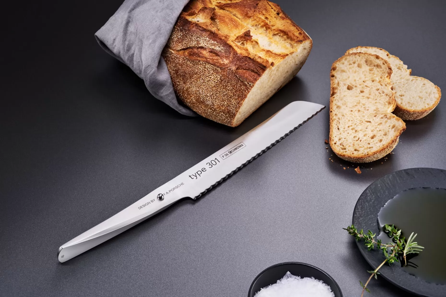 Porsche Design Knife P06 Bread 20.9Cm> Kuchenmesser