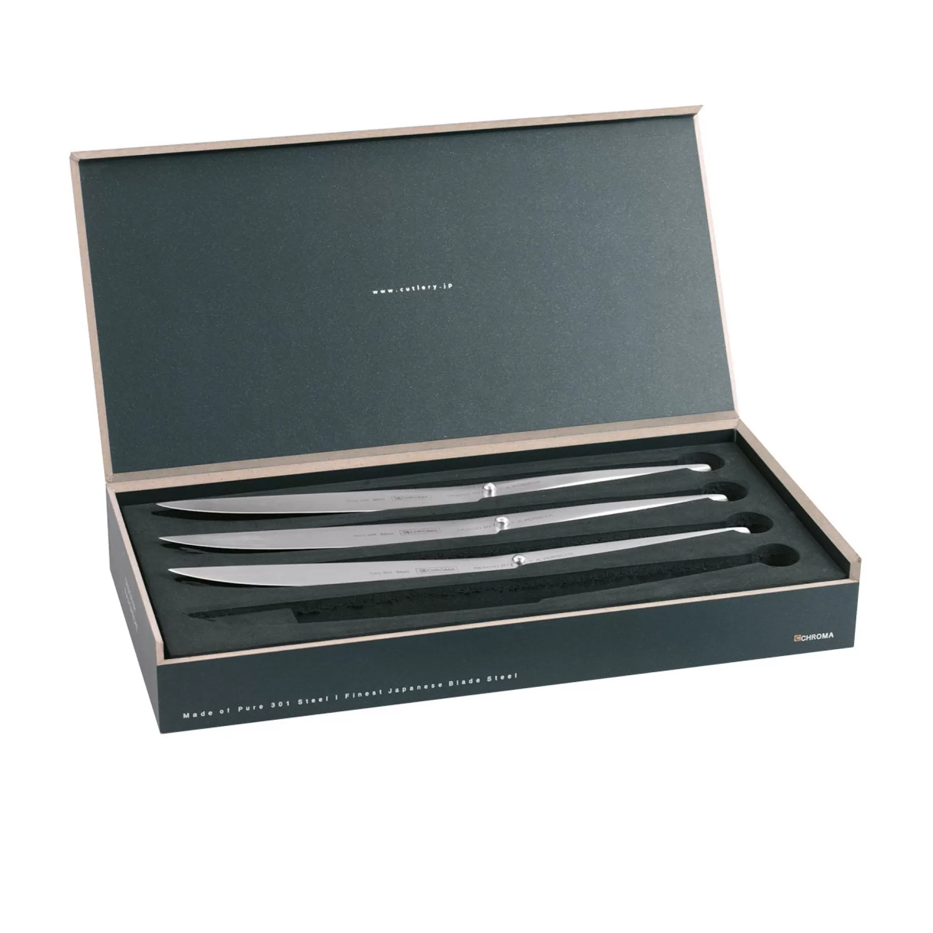 Porsche Design Knife Set P16 4 Pieces Each 12 Cm> Kuchenmesser