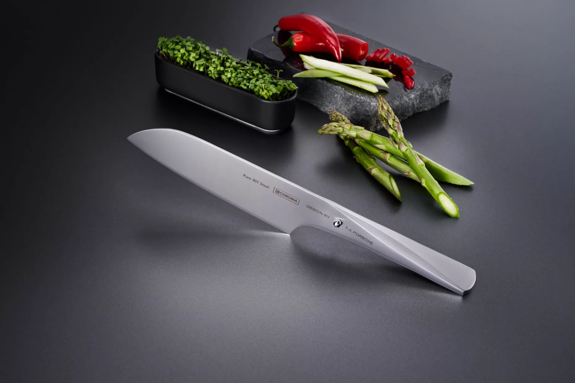 Porsche Design Knife Set P29 Consisting Of P02 + P09> Kuchenmesser