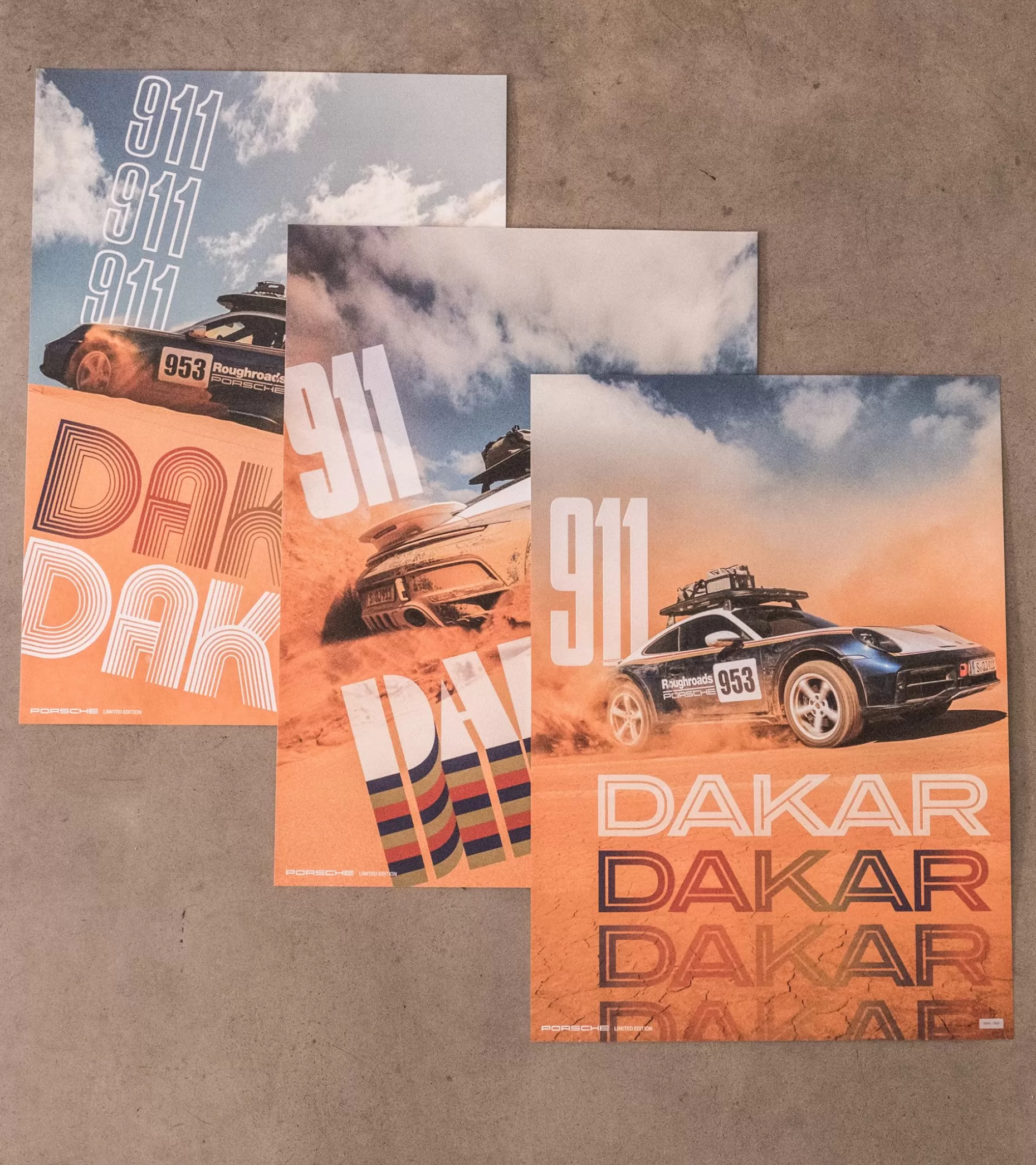 Porsche Design Poster-Set – 911 Dakar> Home & Lifestyle